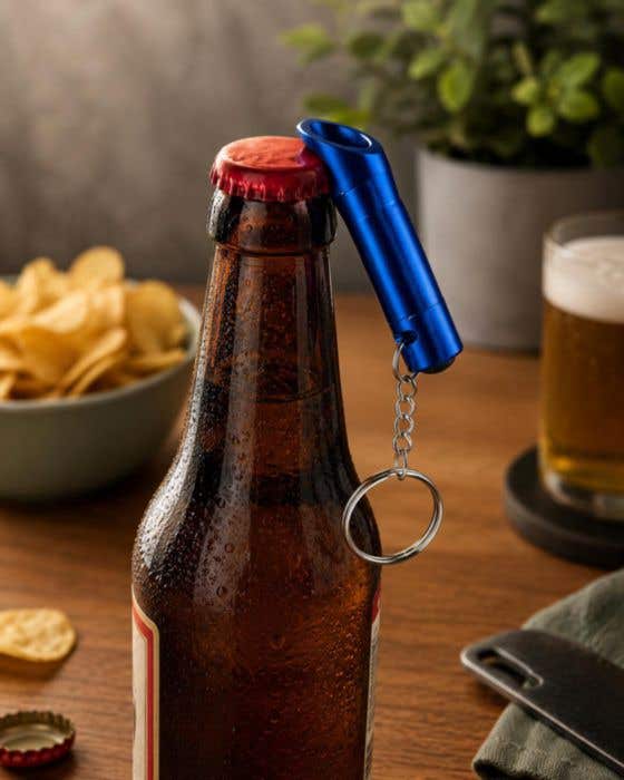 Porte-clés/lampe de poche Trio