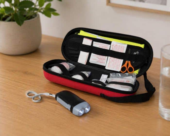 Boîte de premiers secours pour voiture