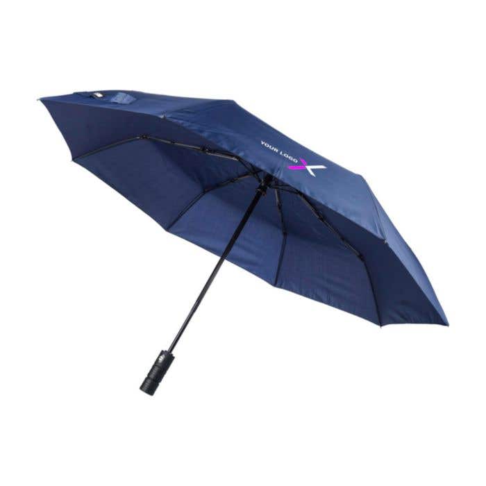 Parapluie rPET Kameron repliable [21 pouces]