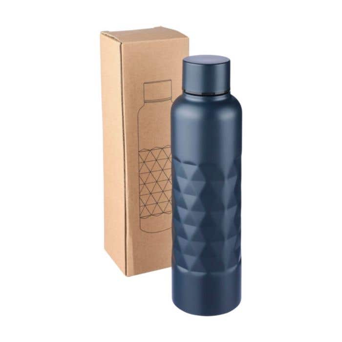 Drinkfles Talin | 800 ml | Gerecycleerd RVS | Diamandpatroon