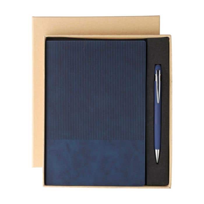 Set carnet Tarek | Simili-cuir | A5 | Avec stylo bille