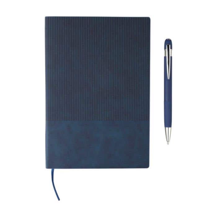 Set carnet Tarek | Simili-cuir | A5 | Avec stylo bille
