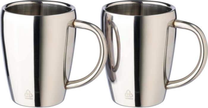 Mokkenset Coffee Break | 200 ml | RVS | Dubbelwandig | 2-delig