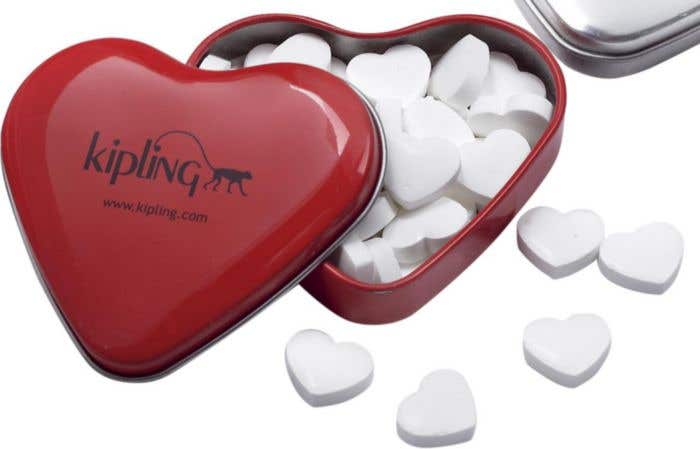 Boîte en forme de coeur