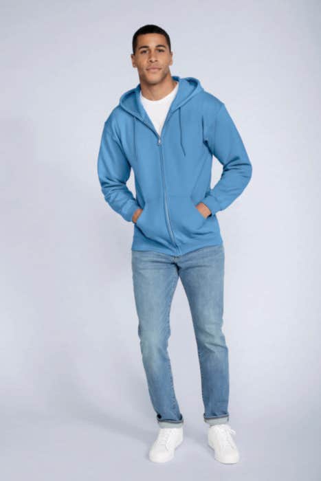 Gildan heavyweight zip hooded sweatshirt