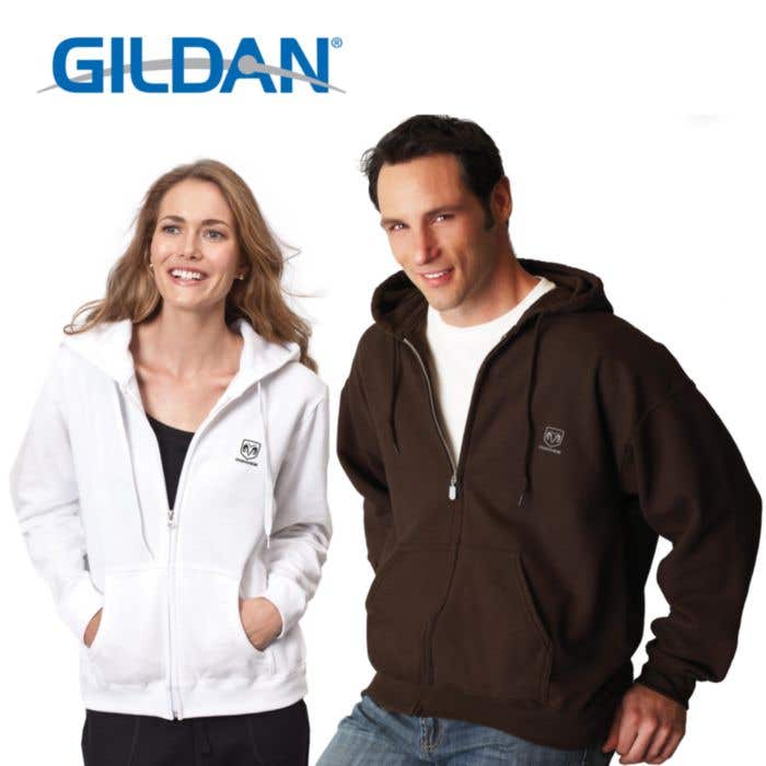 Gildan heavyweight zip hooded sweatshirt