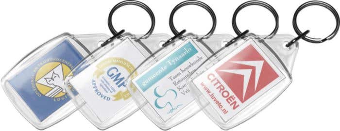 Porte-clés transparent Crystal