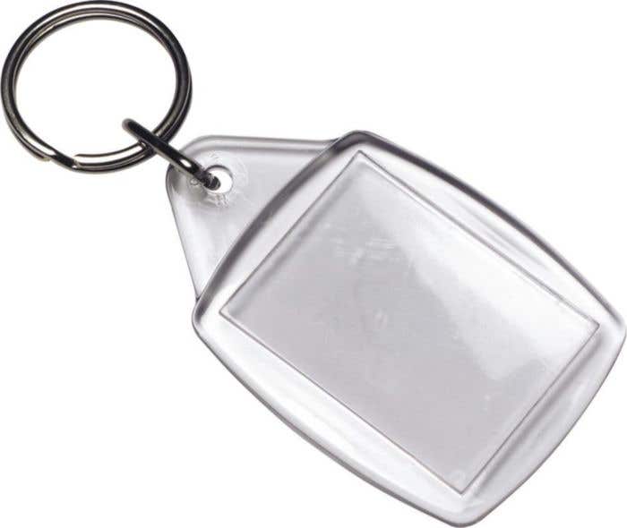 Porte-clés transparent Crystal