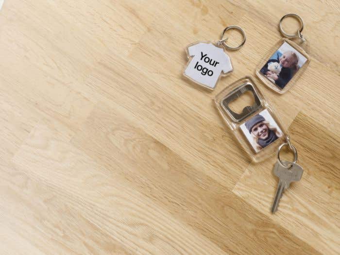 Porte-clés transparent Crystal