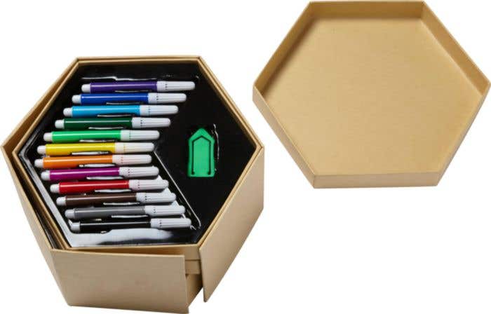 Boîte de crayons de couleurs 52 pièces