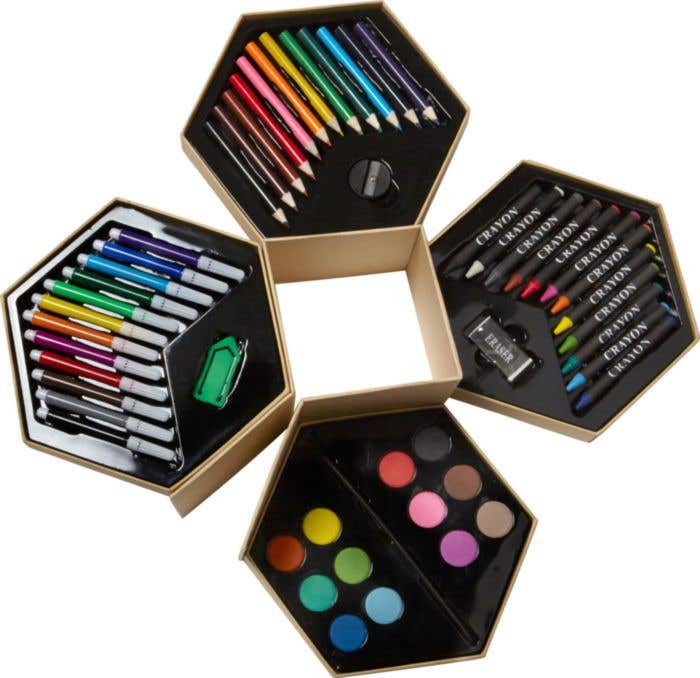 Boîte de crayons de couleurs 52 pièces