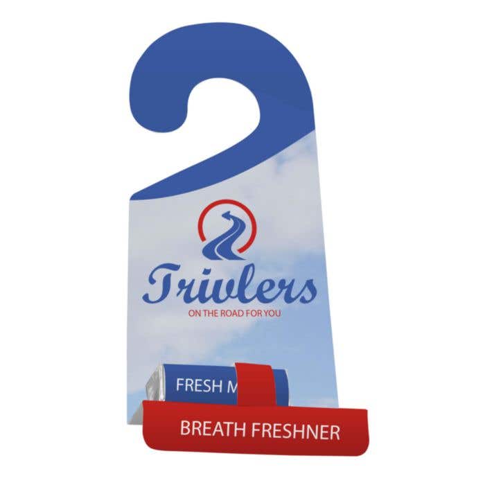 Accroche-porte avec bonbons à la menthe