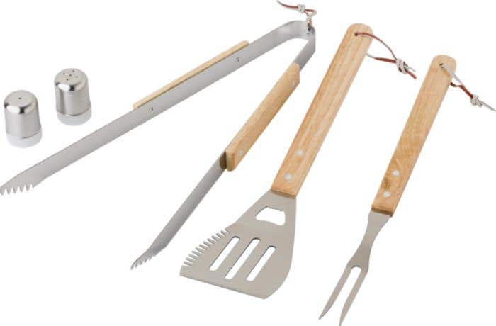 Ensemble BBQ dans un tablier
