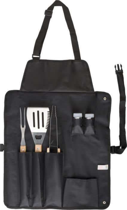 Ensemble BBQ dans un tablier