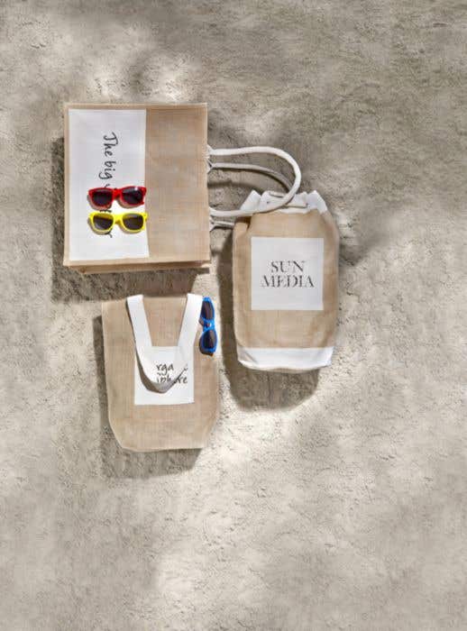 Sac de plongée en toile de jute