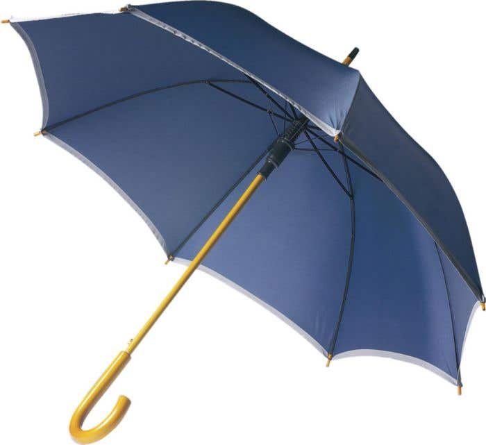 Parapluie avec bande argentée