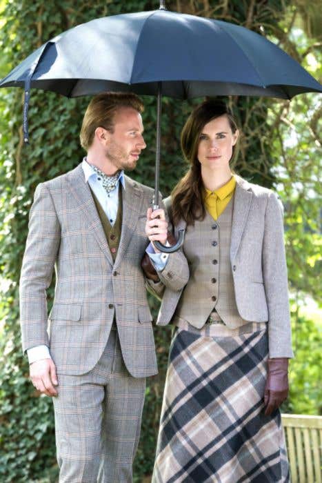 Parapluie/Canne de promenade Charles Dickens