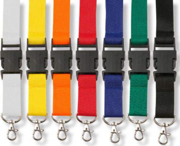 Lanyard met klemgesp