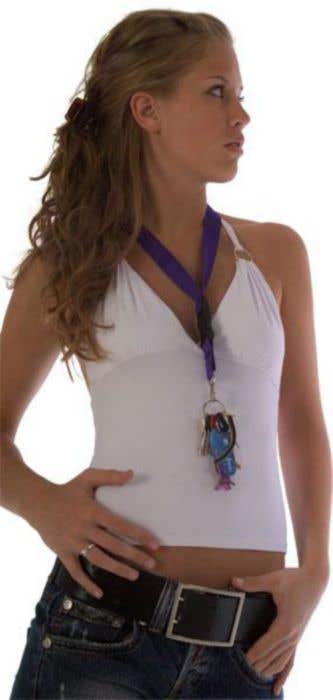 Lanyard met klemgesp