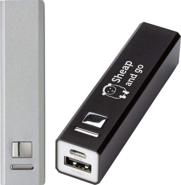Powerbank Basic Plus | Aluminium | 2.600 mAh