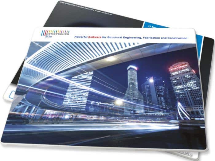 Tapis de souris imprimé en couleurs pleines