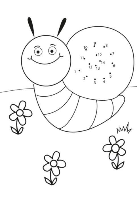 Coloriage relier les points