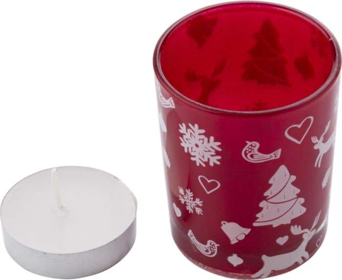 Bougie de Noël Verre