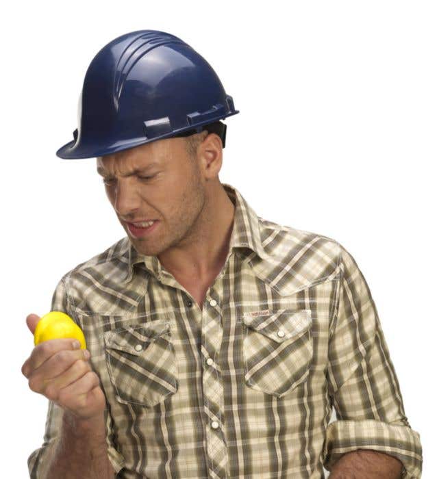 Casque de construction anti-stress