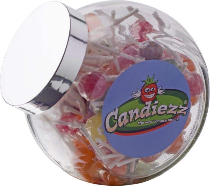 Pot en verre rempli de friandises