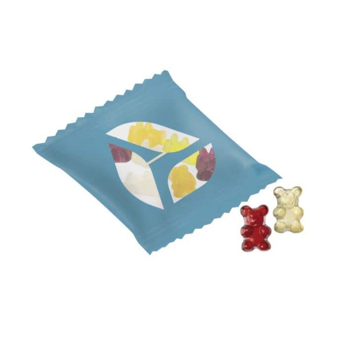 Gommes aux fruits dans un sachet