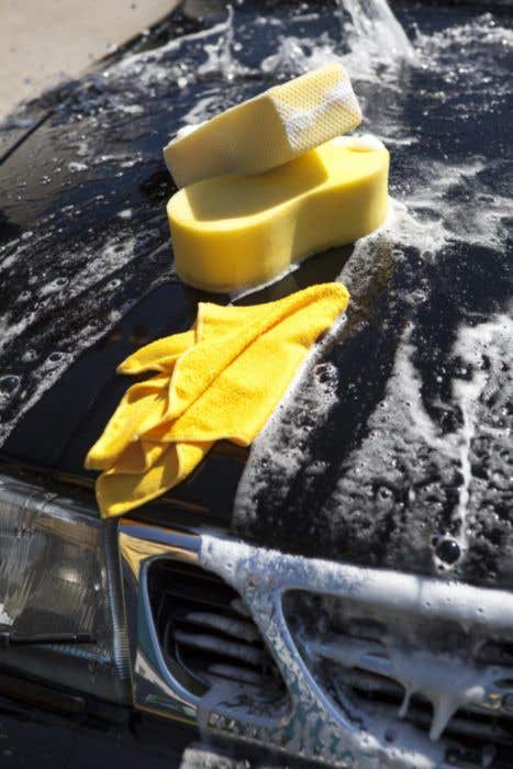 Ensemble lavage de voiture Spongy