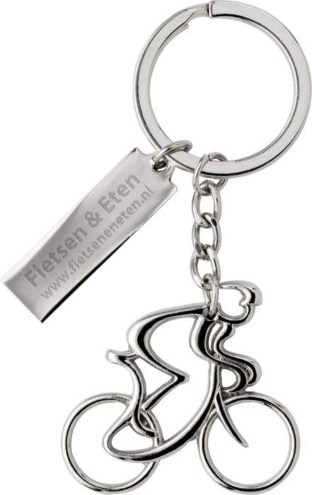 Porte-clés coureur à vélo