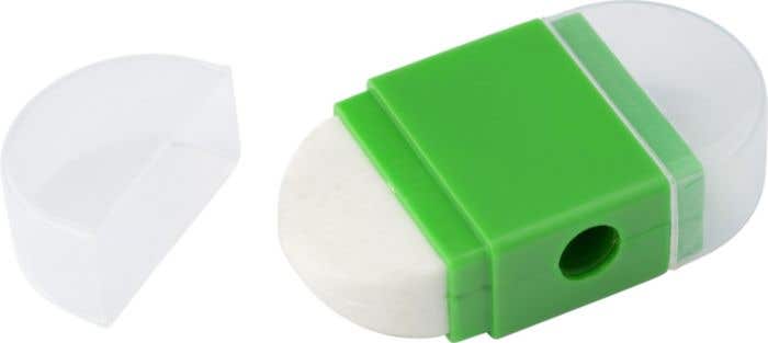 Gomme avec taille-crayons