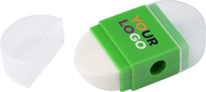 Gomme avec taille-crayons
