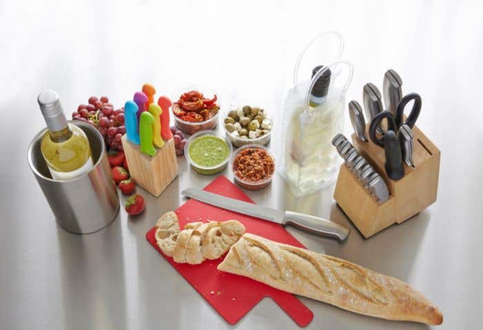 Messenset Lucille | RVS | 14-delig | Met messenblok