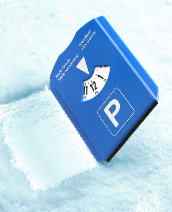 Disque de stationnement/Grattoir