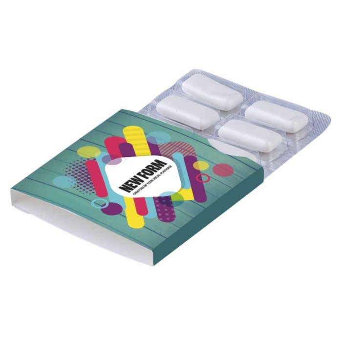Blister de chewing-gum 6 pièces