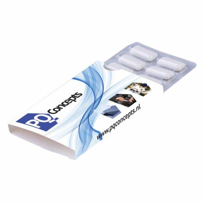 Blister de chewing-gum 12 pièces