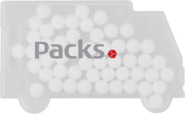 Carte pastilles menthe Camion