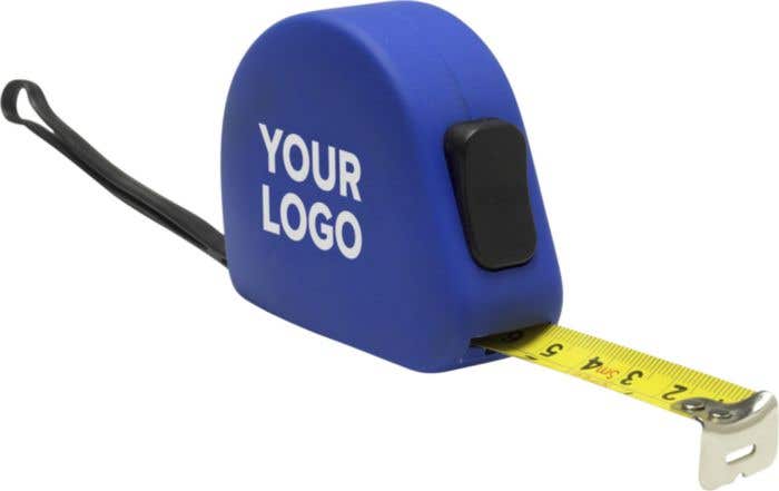 Mètre-ruban Bleu avec aspect caoutchouc 5 mètres