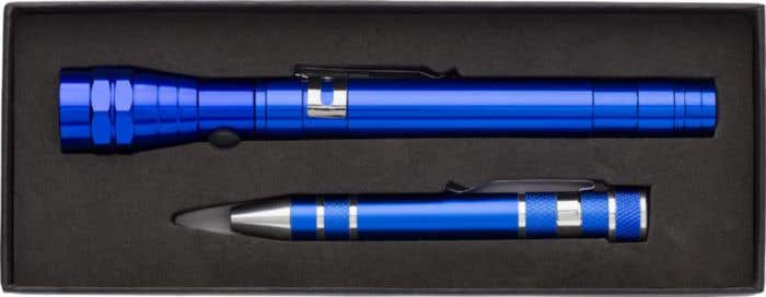 Lot de tournevis avec torche