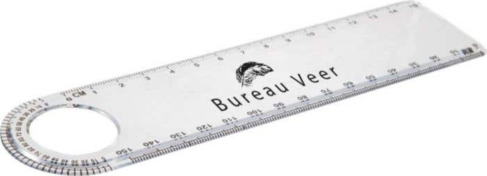 Règle avec rapporteur