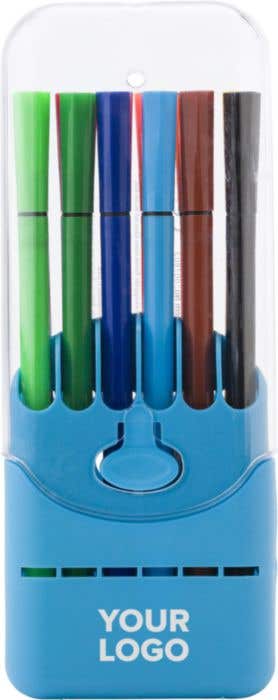 Feutres dans un coffret