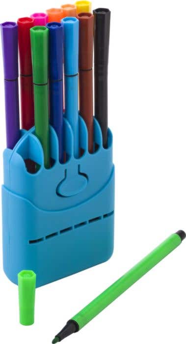Feutres dans un coffret