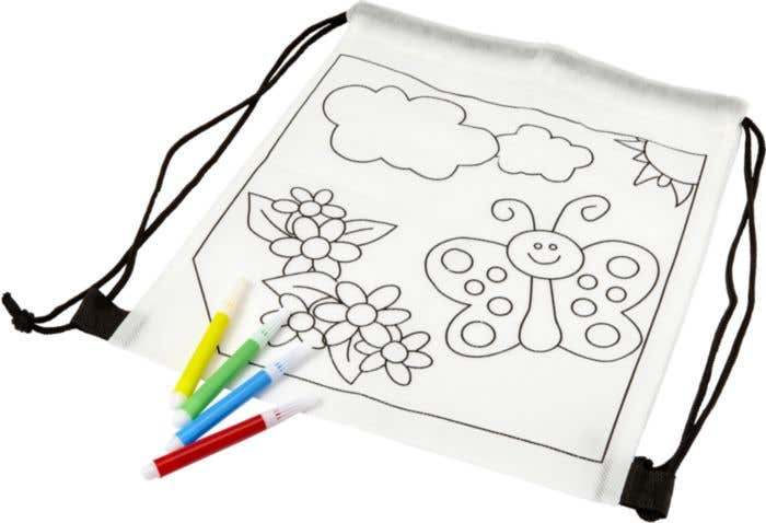 Sac à dos en non-tissé à colorier