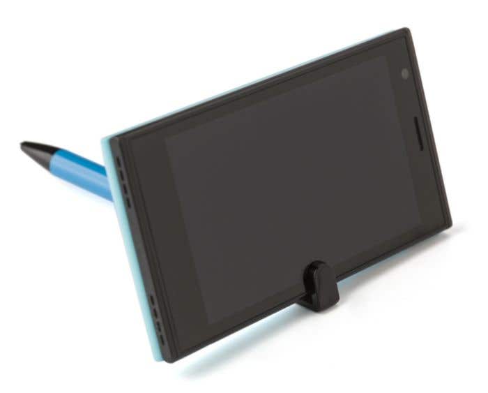 Stylo avec support de téléphone