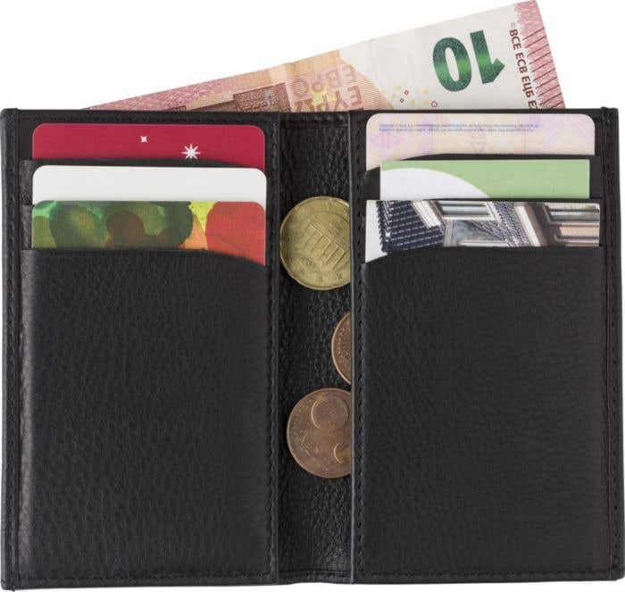 Étui à cartes de crédit Duo en Cuir (RFID)
