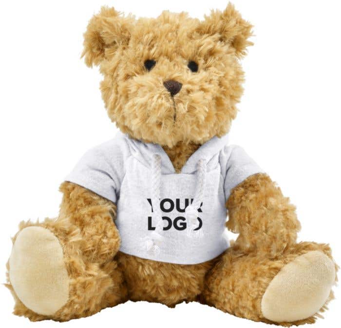 Ourson en peluche avec capuche