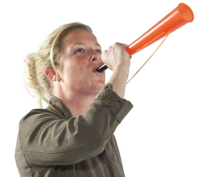 Trompette de supporter