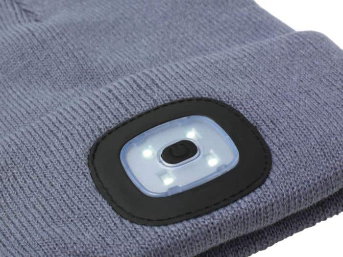 Beanie met LED